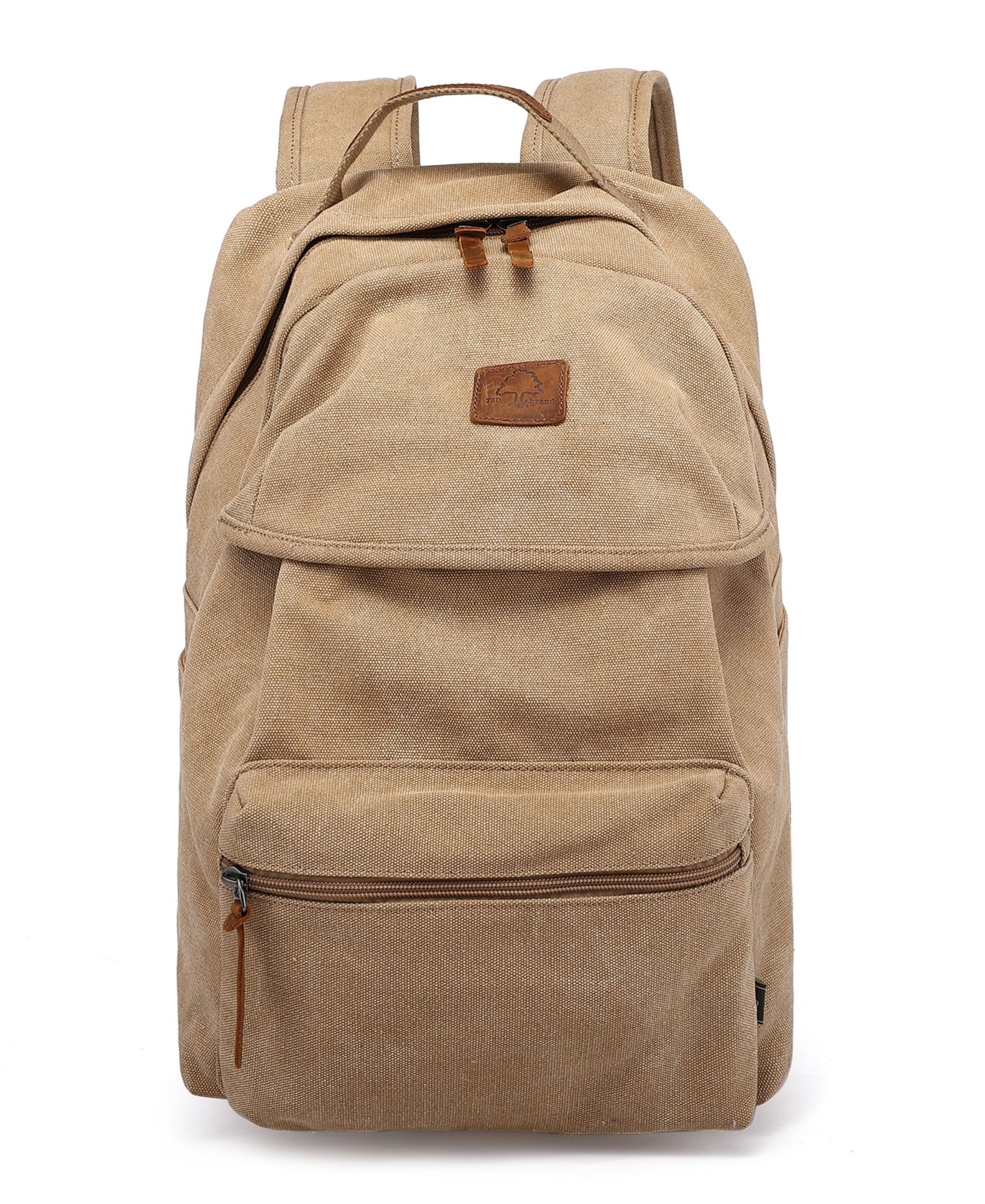 Рюкзак TSD BRAND Trail and Tree Double Canvas Handbag, цвет: Хаки — фото 4