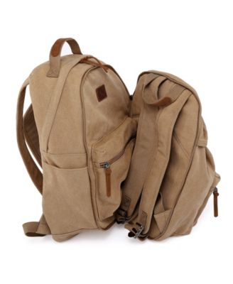 Trail and Tree Double Canvas Backpack Handbag