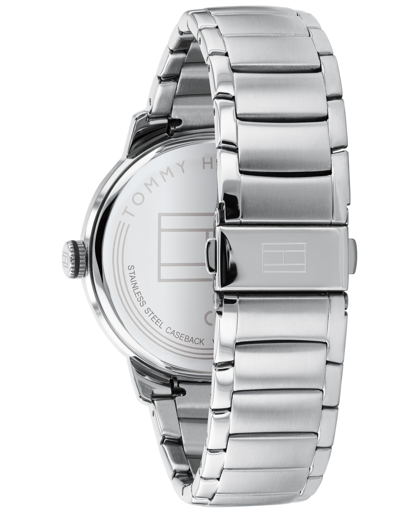 Мужские часы Tommy Hilfiger Stainless Steel Bracelet Watch 44mm — фото 3