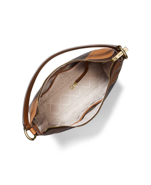Michael Kors Aria Signature Shoulder Bag & Reviews - Handbags & Accessories - Macy&#39;s