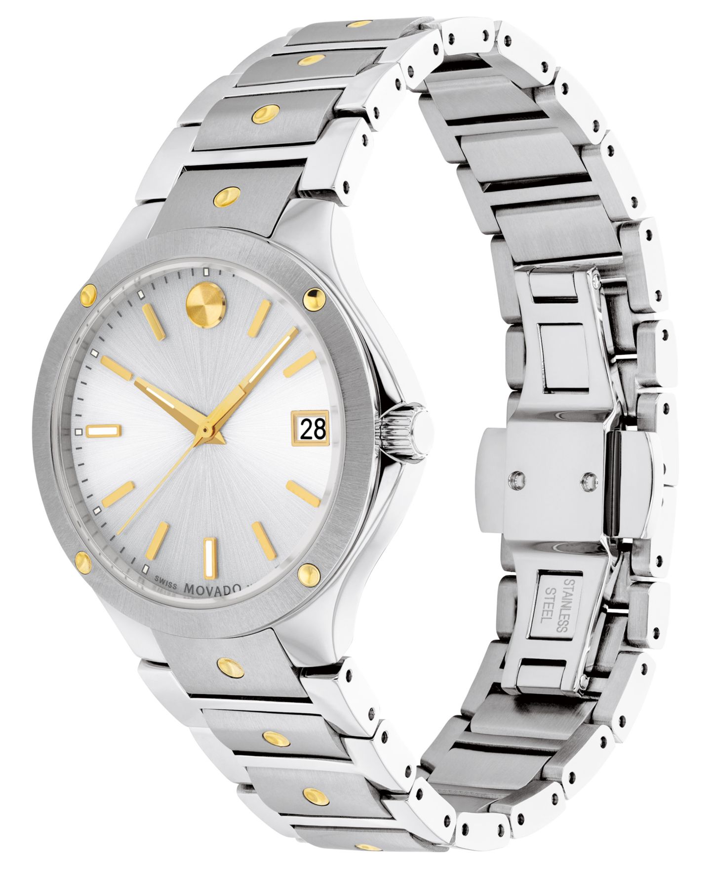Женские часы Movado Swiss SE Gold PVD & Stainless Steel Bracelet Watch 32mm — фото 2