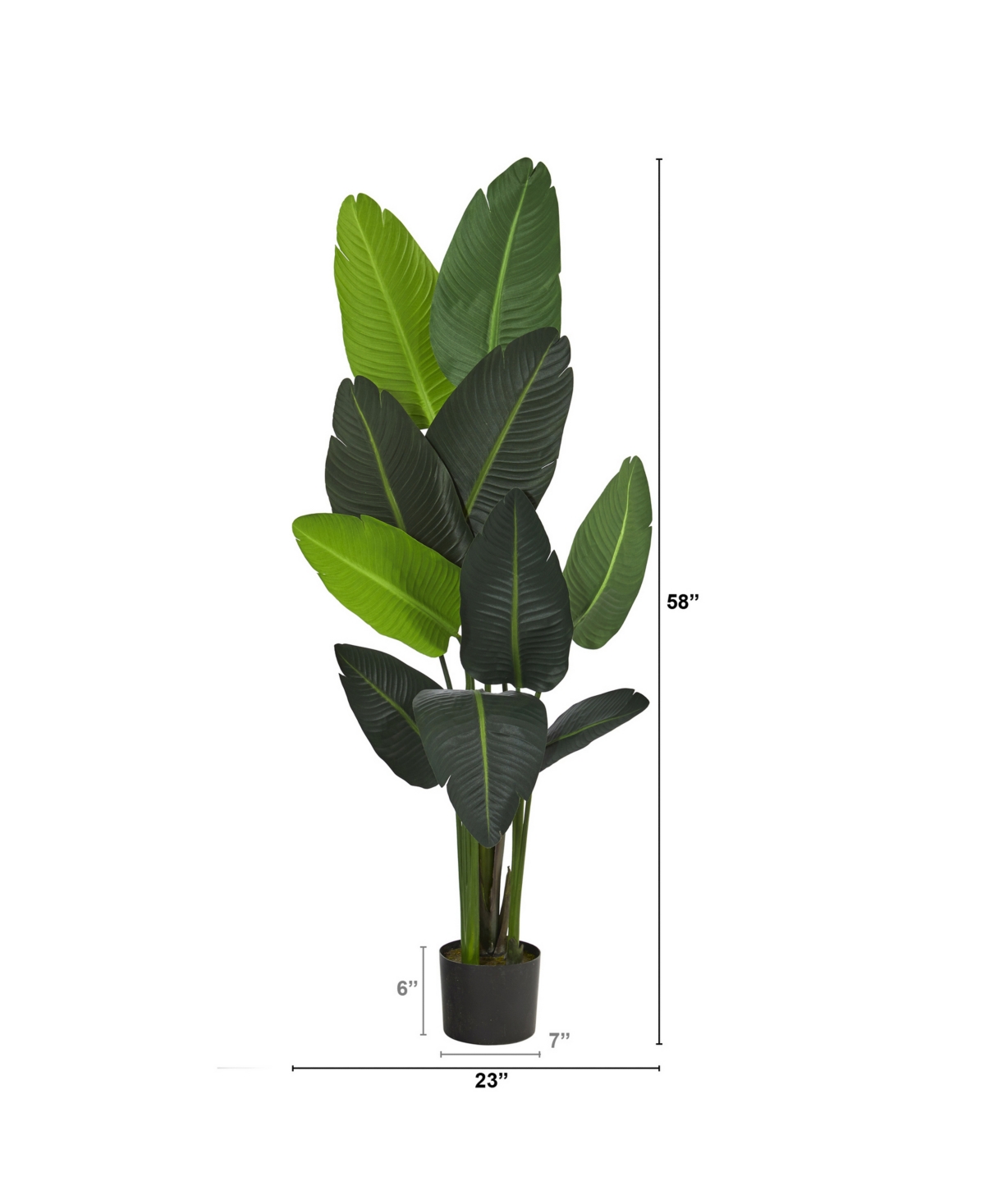Nearly Natural Travelers Palm Artificial Tree In Green
