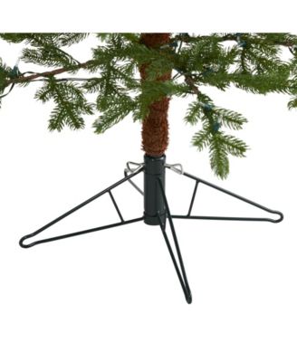 Nearly Natural Fairbanks Fir Artificial Christmas Tree with 250 Clear Warm Multifunction LED Lights and 208 Bendable Branches