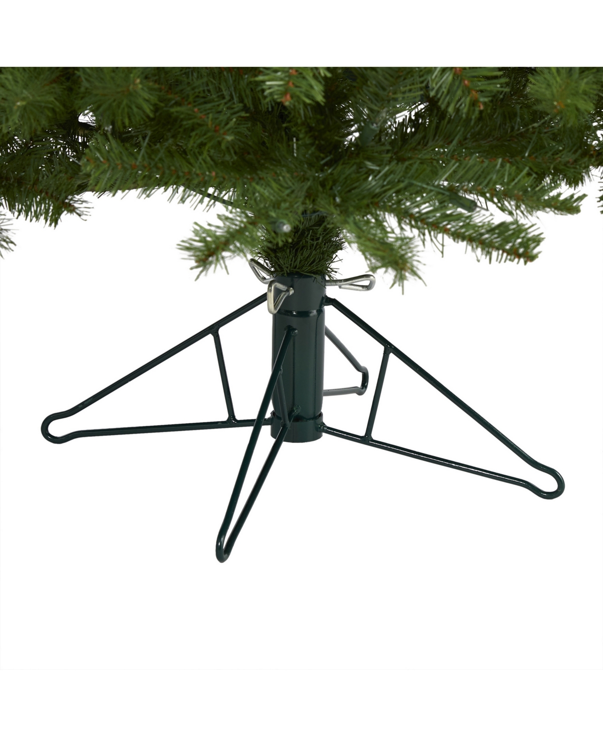 Nearly Natural Springfield Artificial Christmas Tree with 300 Warm Clear Lights and 596 Tips