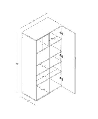 Hangups Large Storage Cabinet