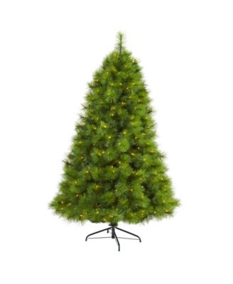 Scotch Pine Artificial Christmas Tree with 300 Clear LED Lights