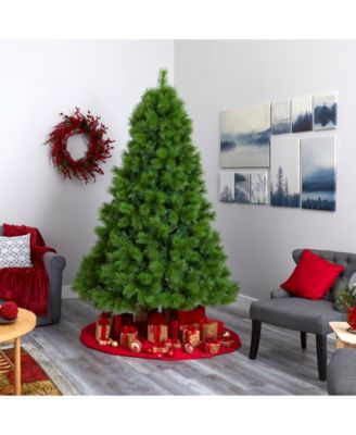 Scotch Pine Artificial Christmas Tree with 550 Clear LED Lights