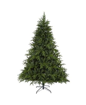 Colorado Mountain Fir "Natural Look" Artificial Christmas Tree with 600 Clear LED Lights and 3048 Bendable Branches