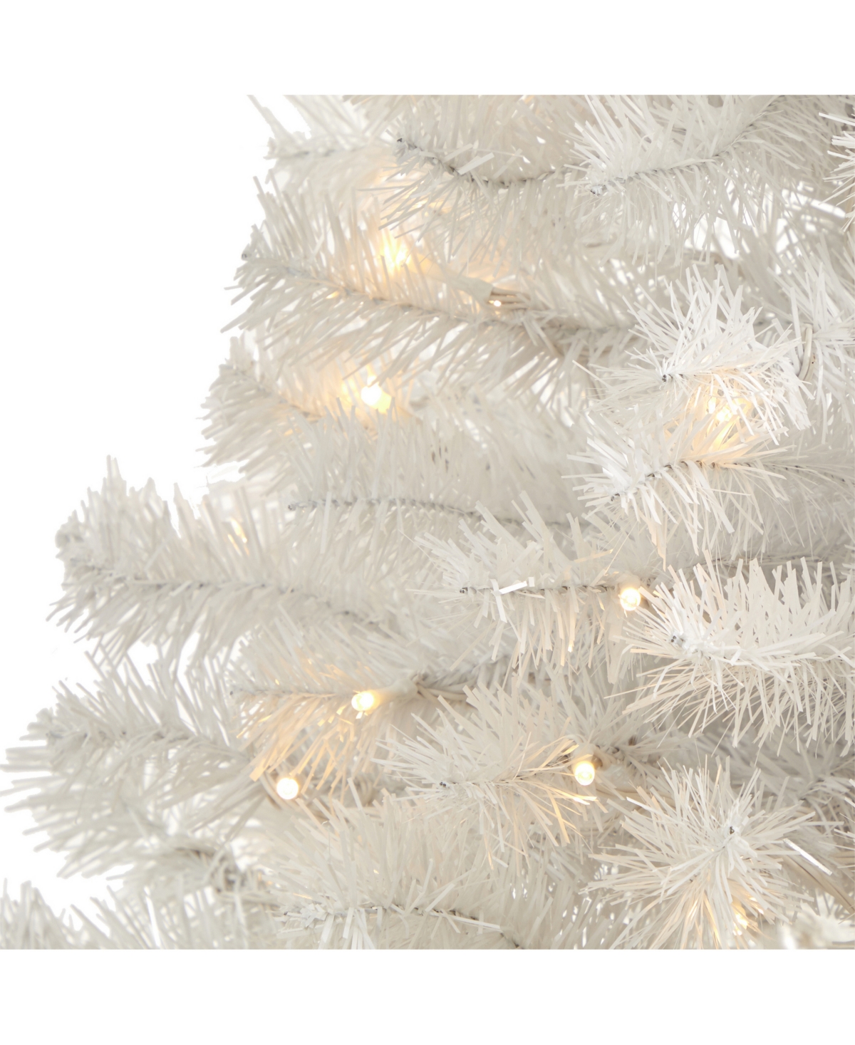 Nearly Natural Artificial Christmas Tree with 350 Bendable Branches and 150 Clear Led Lights