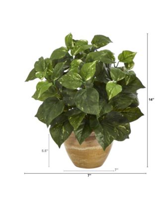 Pothos Artificial Plant in Ceramic Planter