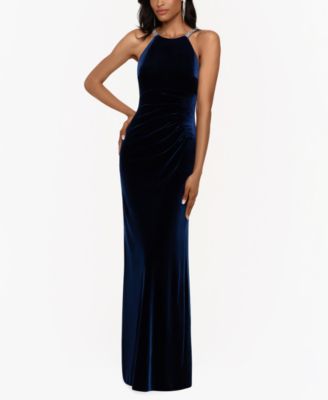 Betsy Adam Velvet Gown Macy s