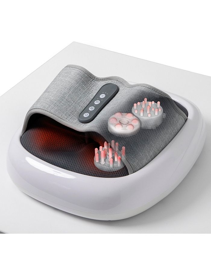 Sharper Image Acupoint Acupressure Foot Massager Machine With Acupressure Heat Compression