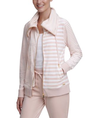 calvin klein striped jacket