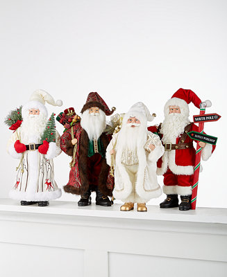 Macy's Holiday Lane Needlepoint Christmas Stocking Santa NWT Sealed 2015 