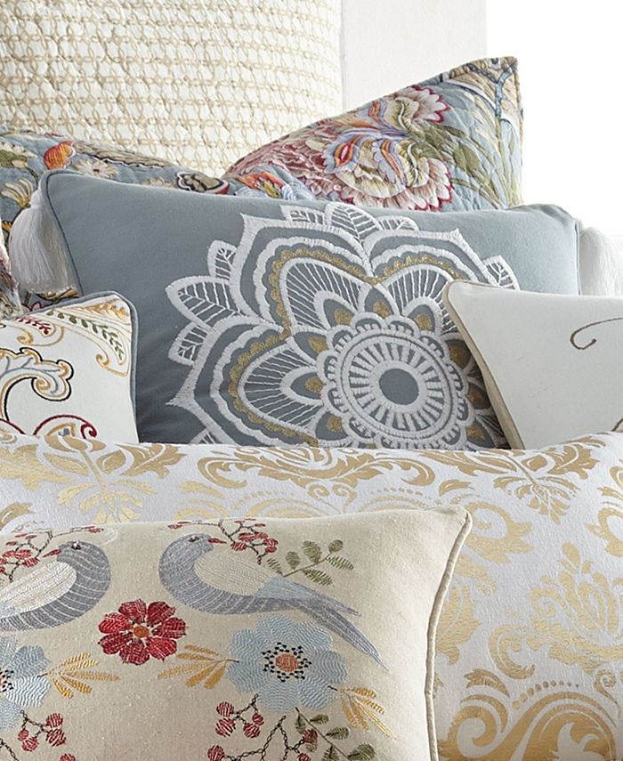 Levtex Angelica Linen Medallion Tassel Pillow, 18" x 18" & Reviews