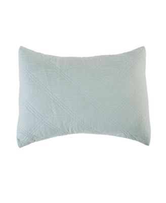 Washed Linen Quilted Sham, King