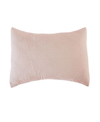 Washed Linen Quilted Sham, King