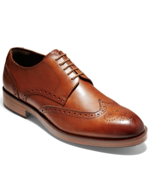 image of Cole Haan Men-s Harrison Shortwing Oxfords Men-s Shoes