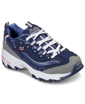 image of Skechers Women-s D-Lites - New Journey Walking Sneakers from Finish Line