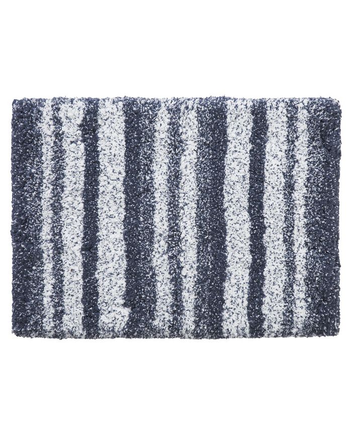 VCNY Home Stripe Plush Bath Rug Macy's
