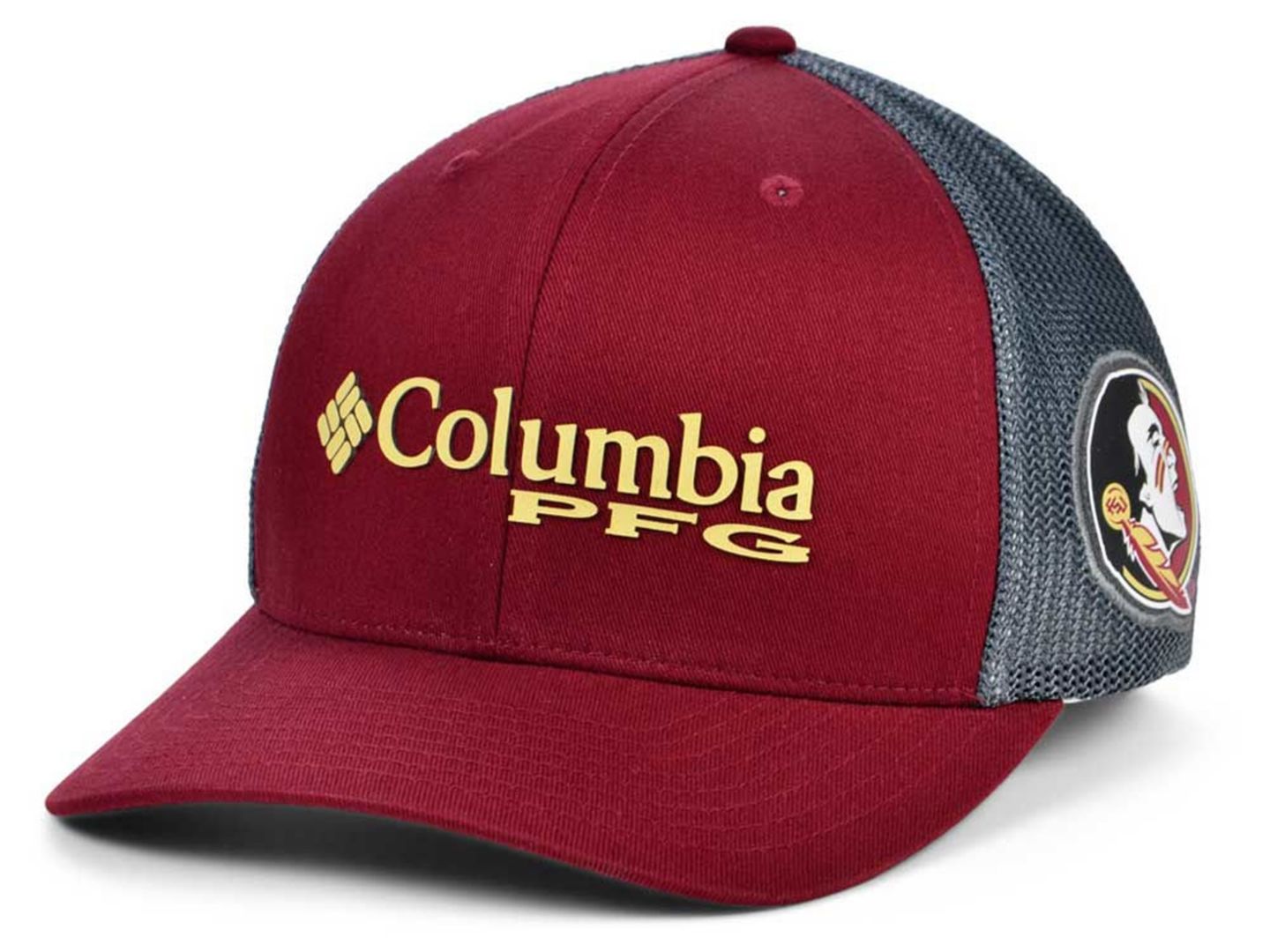 Мужская кепка Columbia Florida State Seminoles PFG Trucker — фото 1