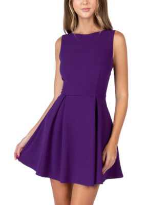purple dresses for juniors