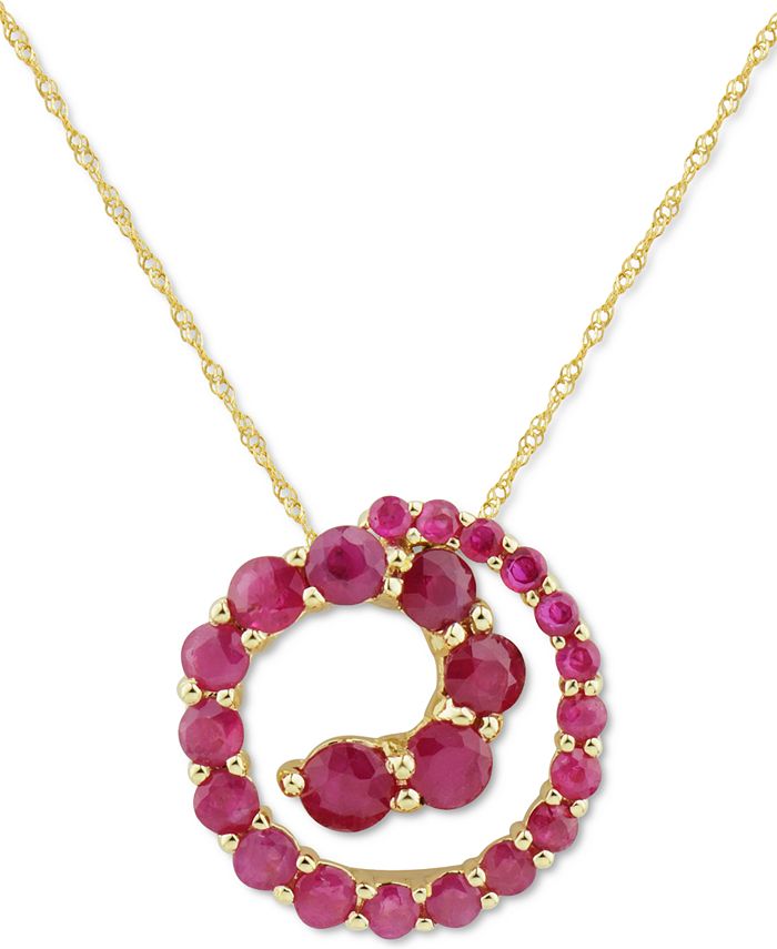 Macys outlet ruby necklace