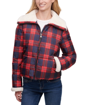 image of Levi-s Faux-Sherpa-Lined Puffer Jacket