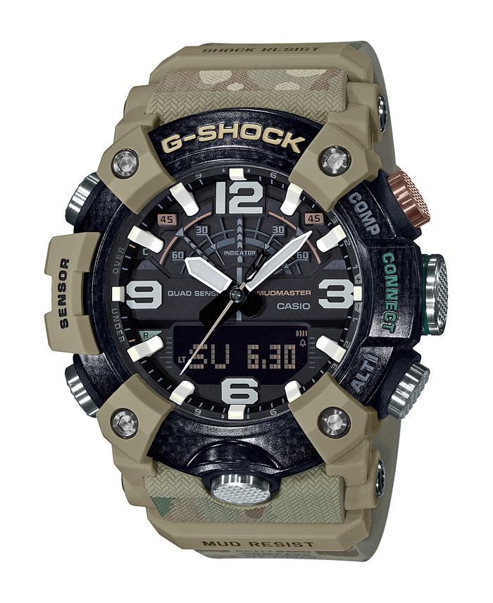 G Shock Men s British Army X Mudmaster Black Resin Strap Watch