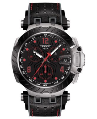 Tissot - Men's Swiss Chronograph T-Race Marc Marquez 2020 Limited Edition Black Rubber Strap Watch 43mm