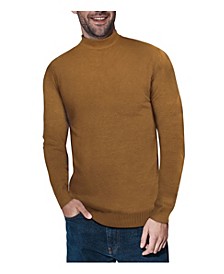 Men's Basic Mock Neck Midweight Pullover Sweater