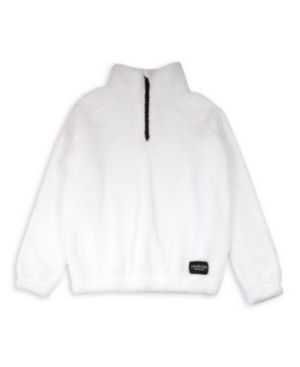 Calvin Klein Performance Big Girls Quarter Zip Popover Jacket