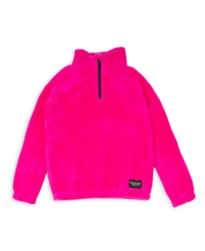 Calvin Klein Performance Big Girls Quarter Zip Popover Jacket