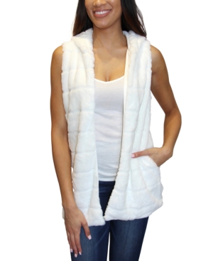 image of Crave Frame Juniors- Faux Fur Vest