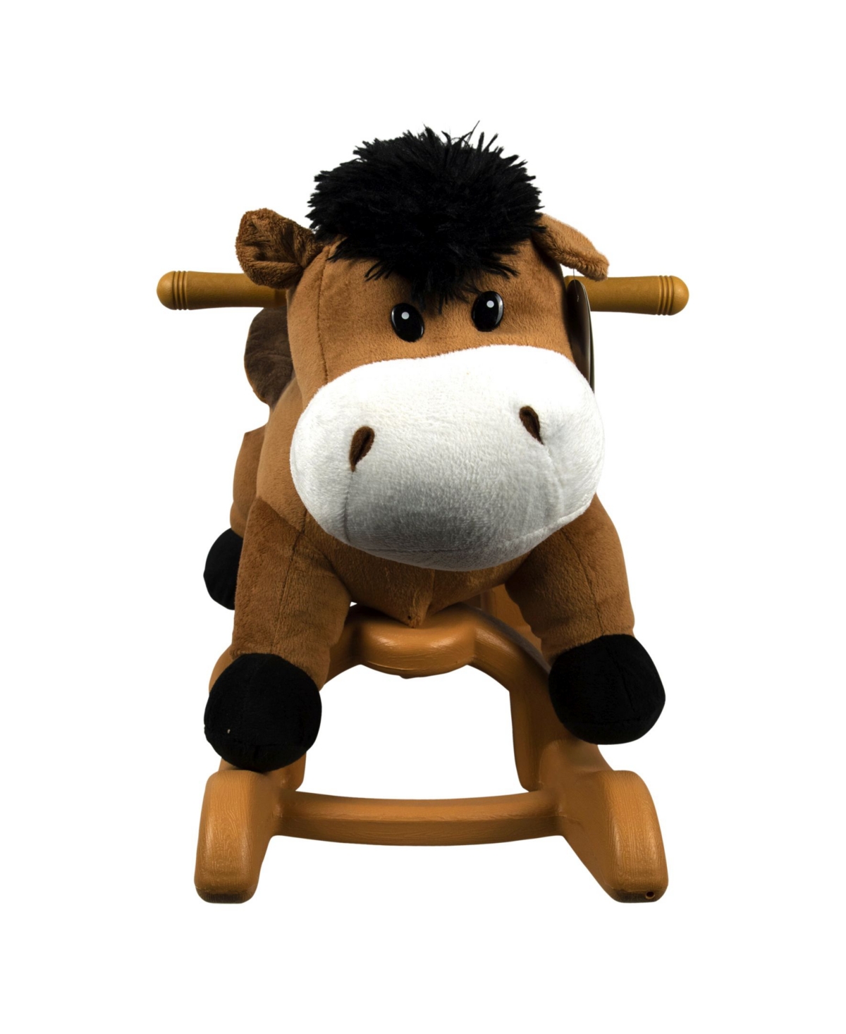 Shop Ponyland 24" Rocking Horse With Sound In Brown