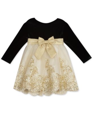 infant velvet dresses