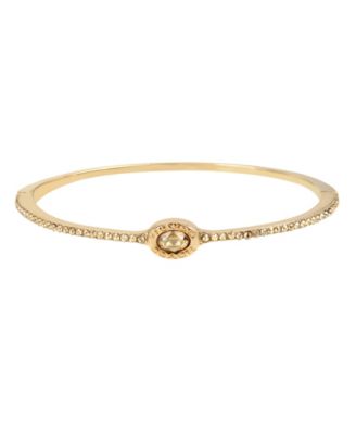 coach pave hinged bangle