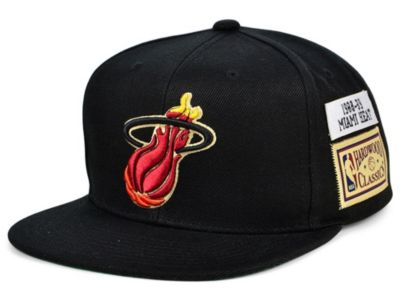 Mitchell & Ness - Miami Heat Hardwood Classic Jockey Snapback Cap