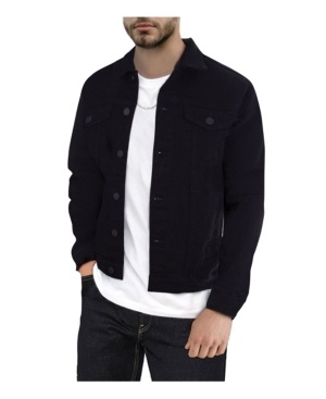 X-Ray Men's Slim Washed Denim Jacket