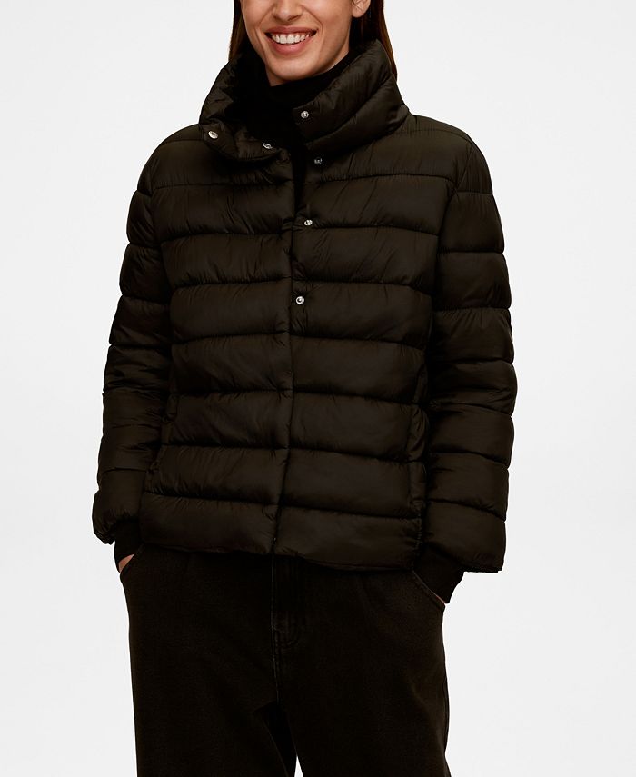 MANGO Quilted Jacket Macy's