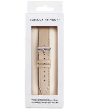 image of Rebecca Minkoff Women-s Vachetta Leather Apple Watch Strap 38/40mm