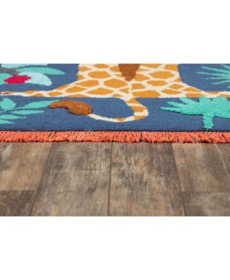 Atticus ATC-3 Navy 4' x 6' Area Rug