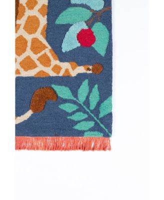 Atticus ATC-3 Navy 5' x 7' Area Rug