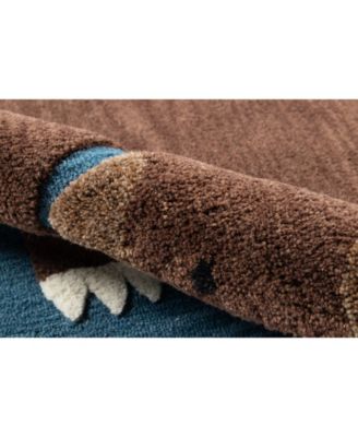 Atticus ATC-4 Navy 5' x 7' Area Rug