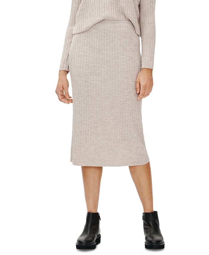 Eileen Fisher Wool Pencil Skirt - Macy's