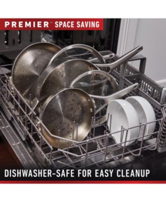 Premier 10-Pc. Space-Saving Stainless Steel Cookware Set
