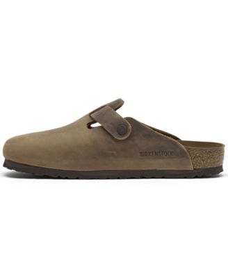 Men's Oiled Leather Boston Clogs from Finish Line