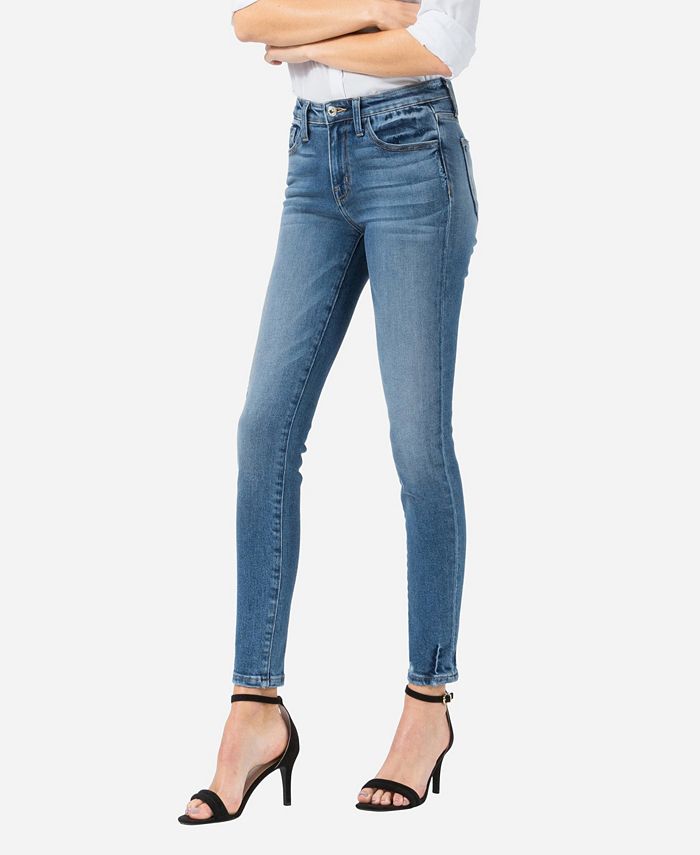 VERVET Women's Mid Rise Skinny Ankle Jeans & Reviews - Jeans - Women ...