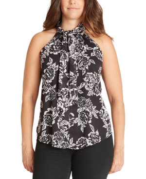image of Bcx Juniors- Floral Halter Top