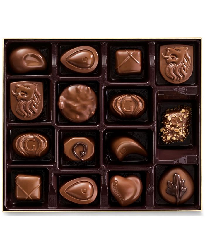 Godiva 15Piece Box of Milk Chocolates & Reviews Food & Gourmet Gifts